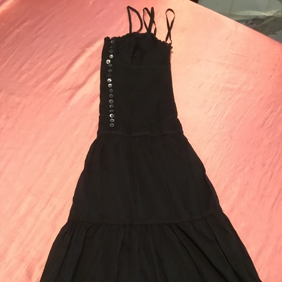 BCBGMAXAZRIA Black Cotton Dress Size XS - Picture 5 of 7